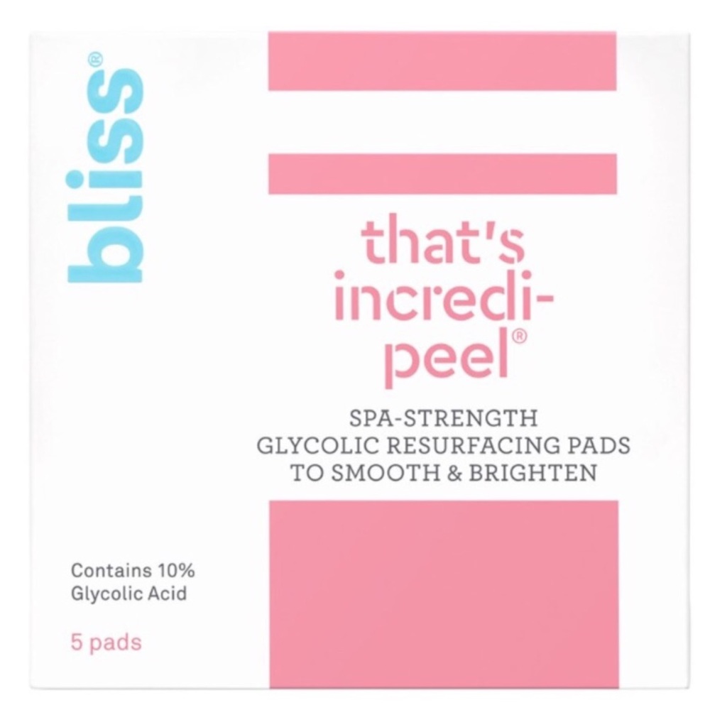 Bliss That’s Incredi-peel Glycolic Pads